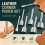 7 Pcs Leather Corner Punch, Arc-Shaped Half-Round Cutter Leather Tools Set 10/15/20/25/30/35/40 mm 4