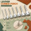 7 Pcs Leather Corner Punch, Arc-Shaped Half-Round Cutter Leather Tools Set 10/15/20/25/30/35/40 mm 5