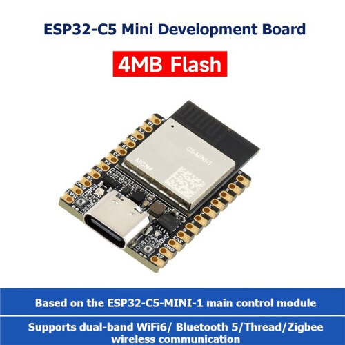 For ESP32-C5--KIT-M WiFi 6 Development Board 2.4G 5Ghz Zigbee 3.0 Thread BT5.0(LE) for  Home Applications 2