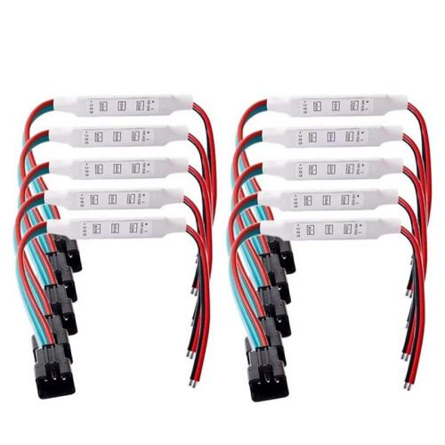 SP002E 3-Key RGB LED Controller - USB/ in, 5-12V, for Dream Color LED Strips