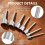 7 Pcs Leather Corner Punch, Arc-Shaped Half-Round Cutter Leather Tools Set 10/15/20/25/30/35/40 mm 2