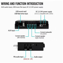 XY-DT100HM 2.1-Channel Digital Amplifier Board TPA3116 50Wx2+100W NE5532 Pre-Amp USB Lossless A