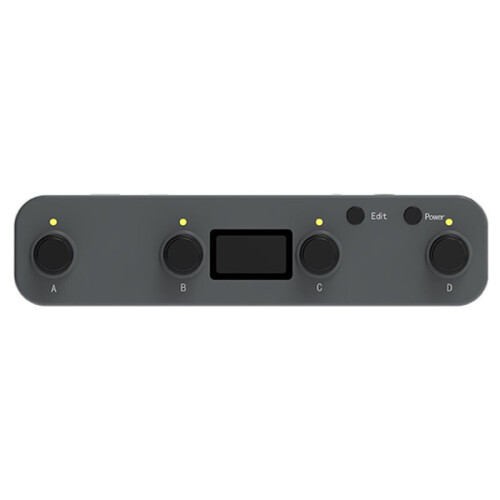 NEXFOOT MIDI Controller 2in1 Dual Mode Pedal Programmable 4 Knob Foot Controller for Music Stage Parameter Adjust