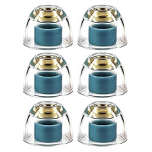 Brass Nozzle Liquid Silicone Hybrid Eartips High-Density Brass Core Soft Silicone M for Wf-1000xm6/5/4/3