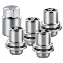 Wheel Locks Lug Nut Set M12 X 1.5 Chrome Steel Replace 00276-00900 for 2001-2022 Tacoma Camry Avalon C-HR Celica