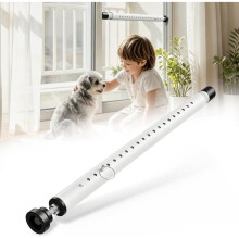 Sliding Door Security Bar,17-50in Adjustable Window Security Bar,Lock Bar Fits Patio Doors and Sliding/Vertical