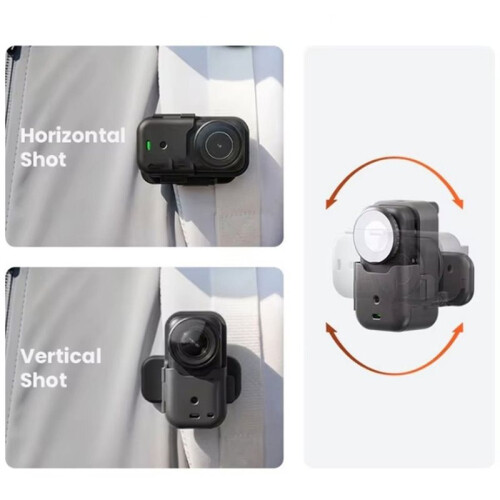 Backpack Clip Mount 360 Rotation POV Ultra-Light Cap Clip Strong Bite Bracket for  Osmo  Accessories 1