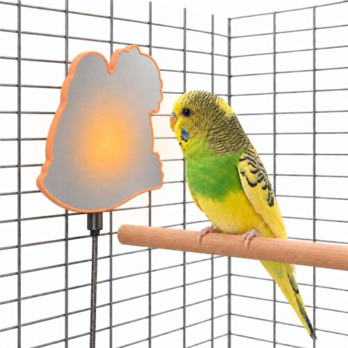 Bird Cage Heater (Suitable for Budgerigars and Various Parrots),Animal Heating Pad, Pets Warming Panel 1