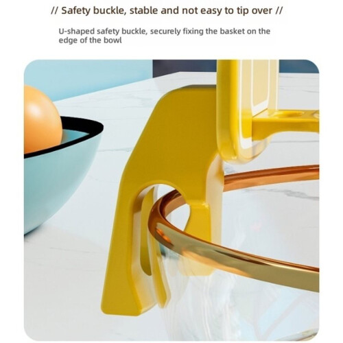 Basketball Hoop Style Egg Yolk Separator,Fun Kitchen Gadget,Meal Prep Tool 1