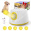 (white&yellow) Automatic Dog Ball Launcher with 5 Balls 3 Adjustable Launch 1