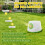 (white&Green) Automatic Dog Ball Launcher with 5 Balls 3 Adjustable Launch 3