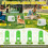 (white&Green) Automatic Dog Ball Launcher with 5 Balls 3 Adjustable Launch 4