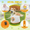 Automatic Dog Ball Launcher with 5 Balls 3 Adjustable Launch 5