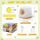 Automatic Dog Ball Launcher with 5 Balls 3 Adjustable Launch 7