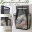 Hanging Laundry Basket,Folding Mesh Hanging Laundry Hamper Mesh Two Side Pockets, Bottom Zipper, Dorm RV Bathroom 4