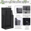 Hanging Laundry Basket,Folding Mesh Hanging Laundry Hamper Mesh Two Side Pockets, Bottom Zipper, Dorm RV Bathroom 3