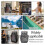 Hanging Laundry Basket,Folding Mesh Hanging Laundry Hamper Mesh Two Side Pockets, Bottom Zipper, Dorm RV Bathroom 6