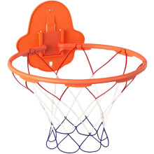 Aro de basquetebol interior, 32 cm, dobrável, reforçado, montagem em parede com adesivo