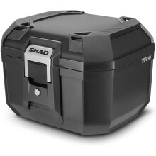 SHAD Maleta Traseira TR41, Polipropileno Reforçado, Capacidade para 2 Capacetes JET, 46,5x40,8x31,5 cm