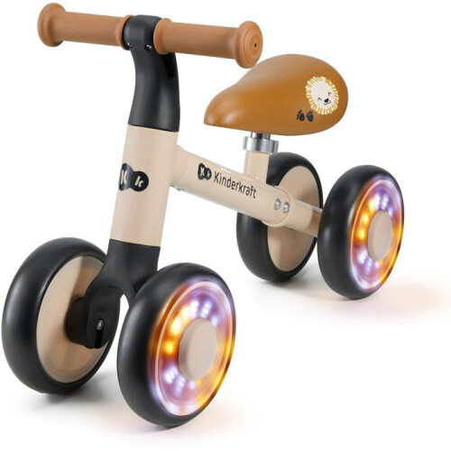 Draisienne - KINDERKRAFT - CUTIE FLASH - 4 Räder - LED