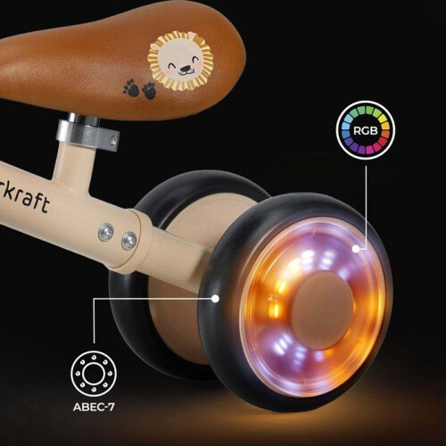 Draisienne - KINDERKRAFT - CUTIE FLASH - 4 Räder - LED 2