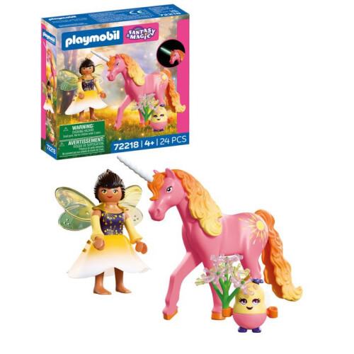 PLAYMOBIL PLAYMOBIL Abenteuer 72218 Morgenrose Einhorn mit Fee 2