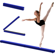 HOMCOM Barra de Equilíbrio de Ginástica, Dobrável, 210 cm, para Iniciantes