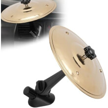 Goshyda Mini Prato de Choque para Painel de Automóvel, Braço Ajustável, Dourado