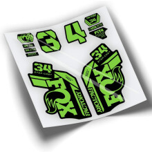 Adesivos para bicicleta de montanha, compatíveis com suspensão FOX 34 STEP CAST, Verde 531