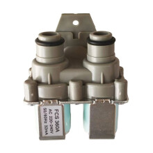Washing Machine Water Inlet Valve Replacement AC220V Dual Solenoid Valve Washer Repair Part