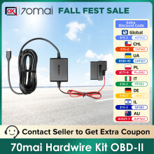 70mai Hardwire-Kit, OBD II Typ-C Schnittstelle, für 4K Dashcam A810, Omni X800, X200, A510, M500, M310