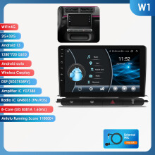 Autoradio, Android 13, 9 Zoll Display, 8Core 2G 32G, kabelloses Carplay, für Citroen C3 Aircross & C4