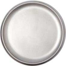 Runde Dekotablett Patera Elegant Silber mit 35 cm Durchmesser — runde dekotablett, dekotablett silber, deko tablett