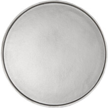 Runde Dekotablett Vintage Elegant Massiv Silber 37,5 cm — dekotablett silber, tablett rund, deko tablett vintage