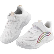 Kinder Sportschuhe zum Laufen Atmungsaktiv Leicht Weiß 37 EU — kinderschuhe, sportschuhe kinder