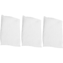 Conjunto de 3 bolsas de pó de talco para bilhar, branco, 9,00 x 7,00 x 1,00 cm, para melhorar o agarre