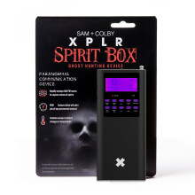 Sam and Colby Spirit Box, detector de atividade paranormal, scanner EMF e EVP, portátil com frequências ajustáveis