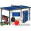 KESSER Mesa de Ping Pong Mini, Dobrável, Exterior e Interior, com Conjunto de 2 Raquetes, 5 Bolas e Rede 1