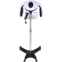 Climazone campana de secado profissional, 1500 W, 5 direções, altura ajustável 1-1,5 m, ecrã LCD, branco