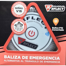 RC Prox Luz de Emergência V16, Baliza com Geolocalização DGT 3.0, eSIM até 2038, Conjunto de 1