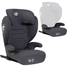 MS BabyWorld Alpha, cadeira de automóvel Isofix Grupo 2/3 e elevador conversível, 15-36 kg, cinzento escuro