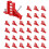 100 Pack Multi-Cable Staples with Nails, Cable Stackers Electrical Wire Stacker Clips for Organizing Multiple Cables 1