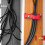 100 Pack Multi-Cable Staples with Nails, Cable Stackers Electrical Wire Stacker Clips for Organizing Multiple Cables 8
