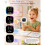 Digital Visual Timer for Kids, 99-Minute Countdown, Rechargeable 4 Cute Emotion Faces,LED Backlit,  Management Tool 4