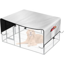Capa para canil de cão, tecido Oxford 210D, impermeável e com proteção UV, para jardim e exterior