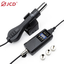 JCD 8898 2-in-1 Lötstation, Heißluftpistole mit Lötkolben, LCD-Anzeige, 220V EU-Stecker