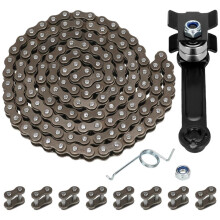 25H Chain 132 Link & MX650 Chain Tensioner Replacement for MX 650 MX500 SX500 Dirt Bike Rocket Electric Motocross