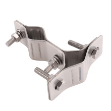 Adjustable Angle Universal Antenna Mount Clamp - Heavy-Duty Pole Bracket for Satellite Dish,and CB Radio Antennas