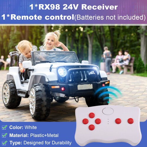 RX98 24V Receiver Control Box for Children Electric Car for Test Measurement Tool Accessory 1