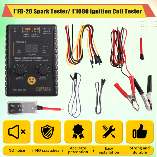 FD20 Automobile Ignition Coil Flashover Performance Detector Discharger Leakage Detection Flashover High Voltage Tester 1